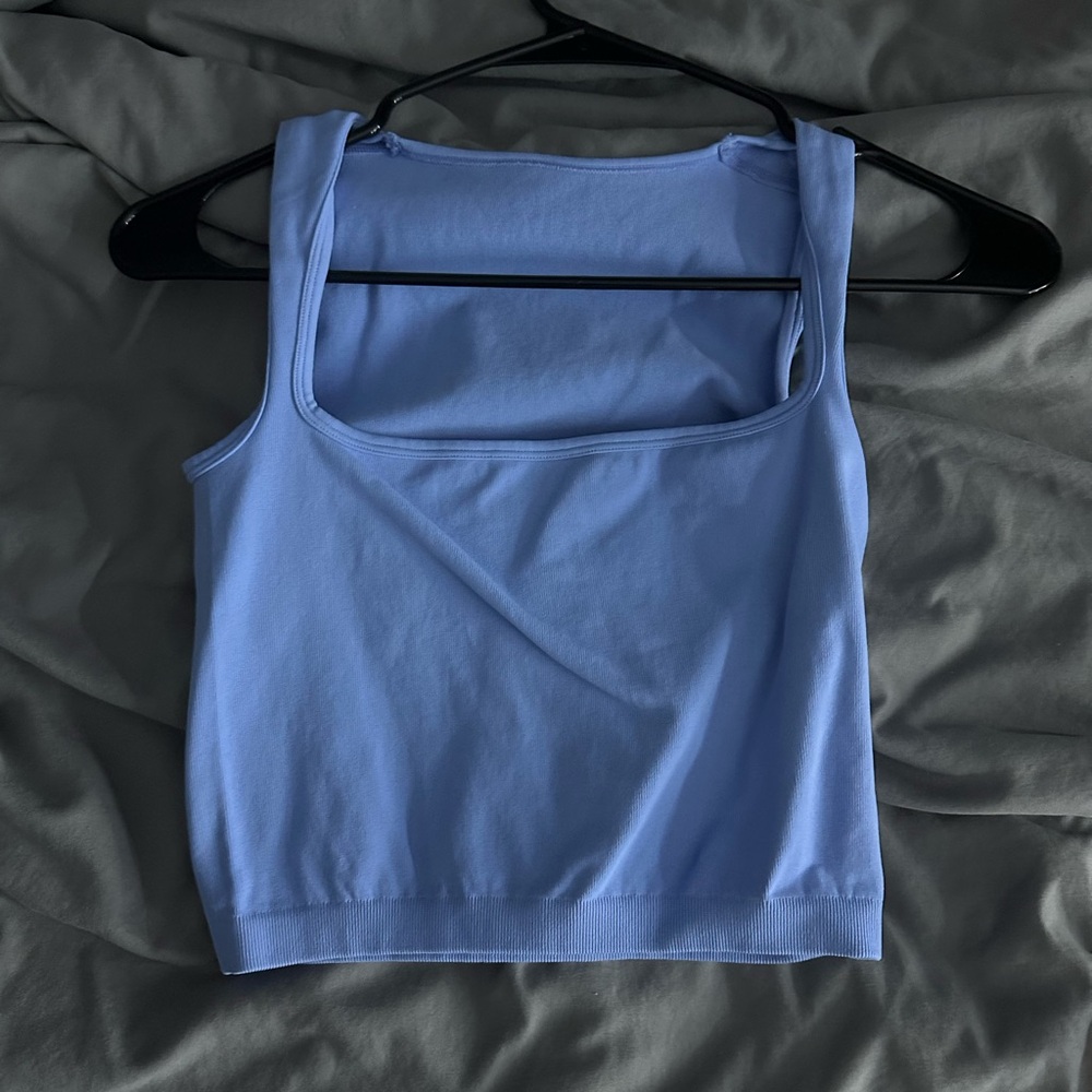 Amazon Women's Light Blue Tank Top